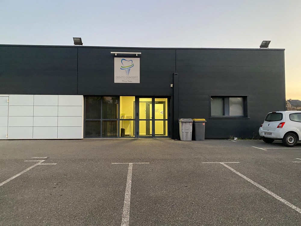 La façade du laboratoire DentoConcept à Rodez