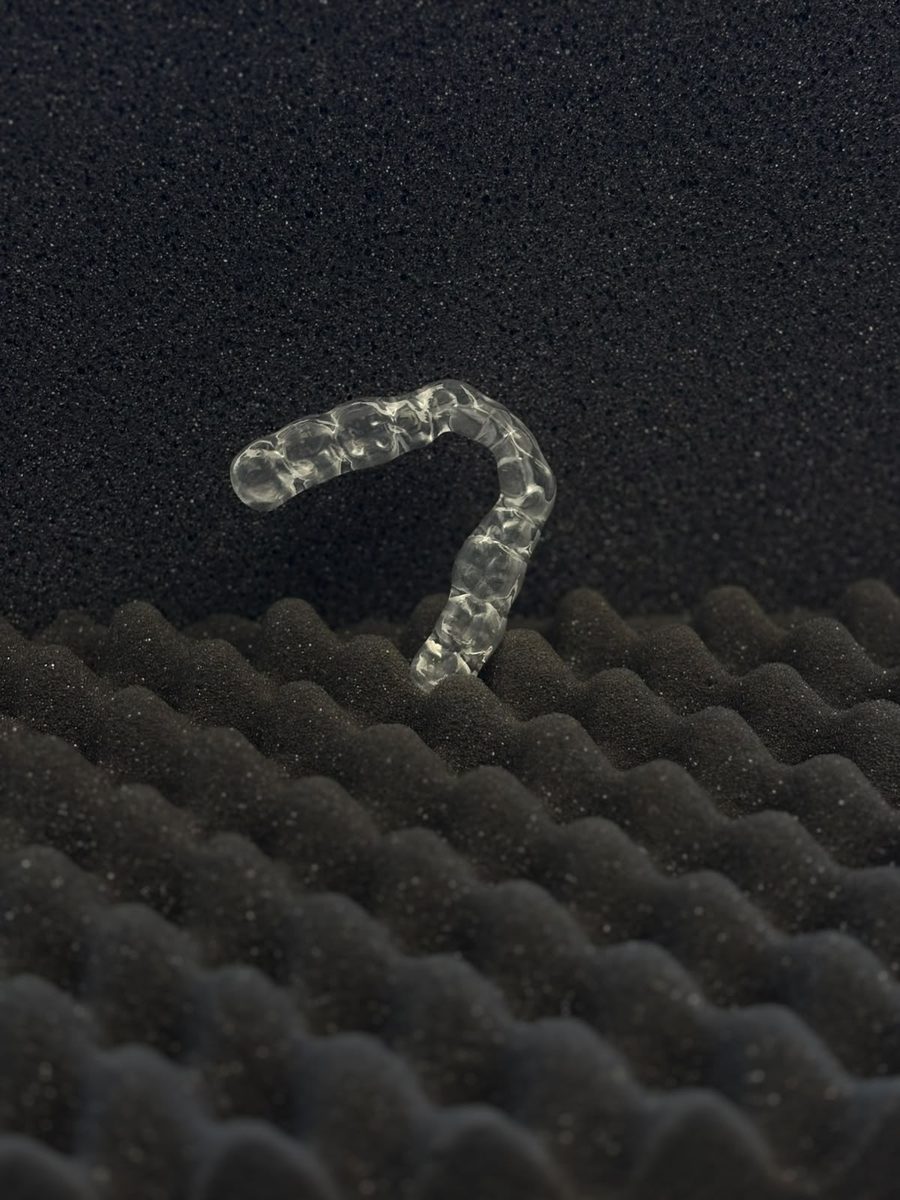 Gouttière occlusale usinée transparente
